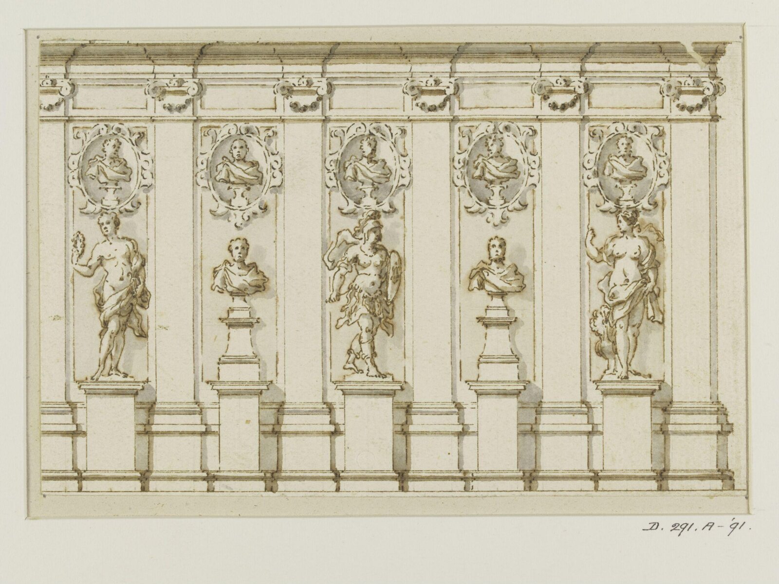 Drawing, William Burges, ca. 1878