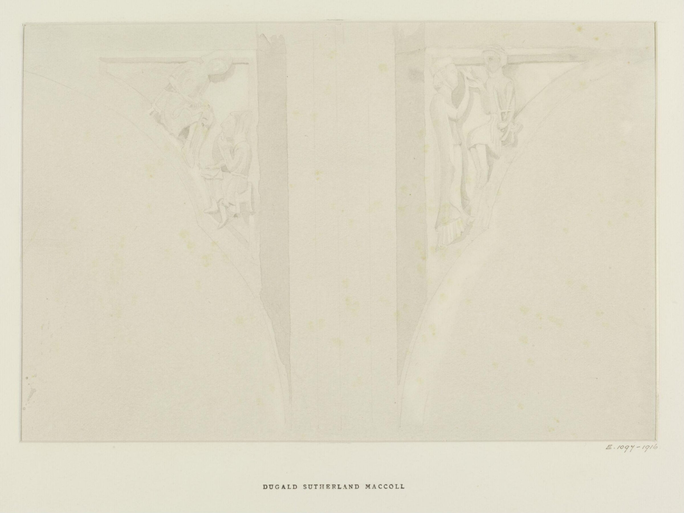 Drawing, Dugald Sutherland MacColl, c. 1879-1916