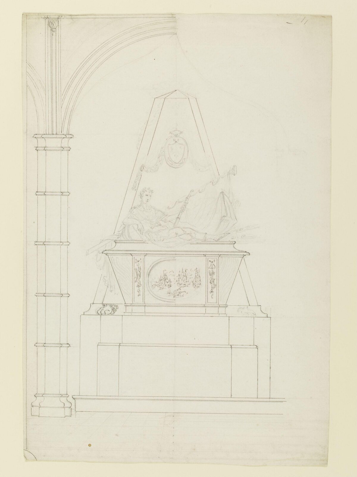 Drawing, William Tyler, late 18th century