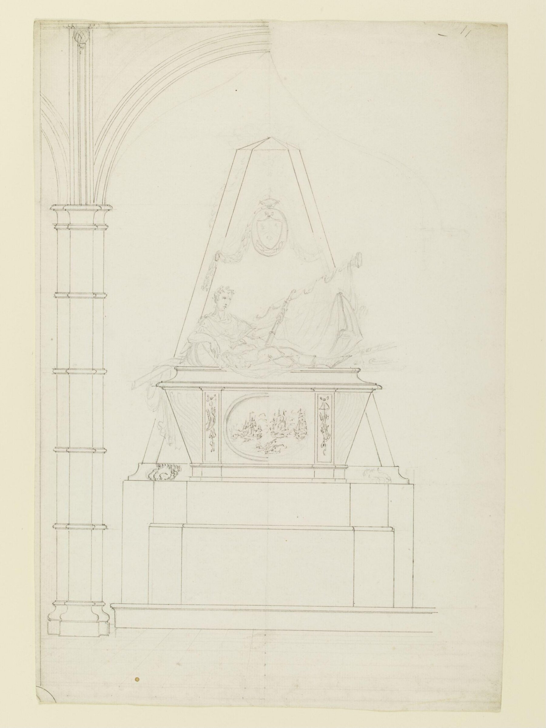 Drawing, William Tyler, late 18th century