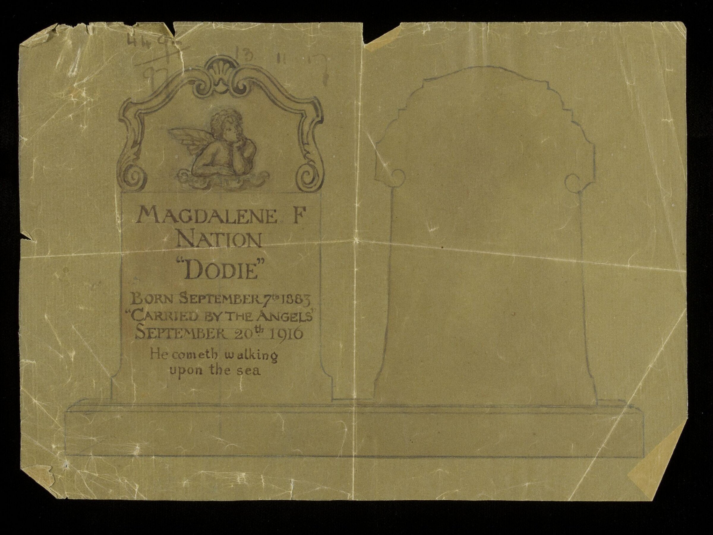 Drawing, James Powell & Sons, 1917