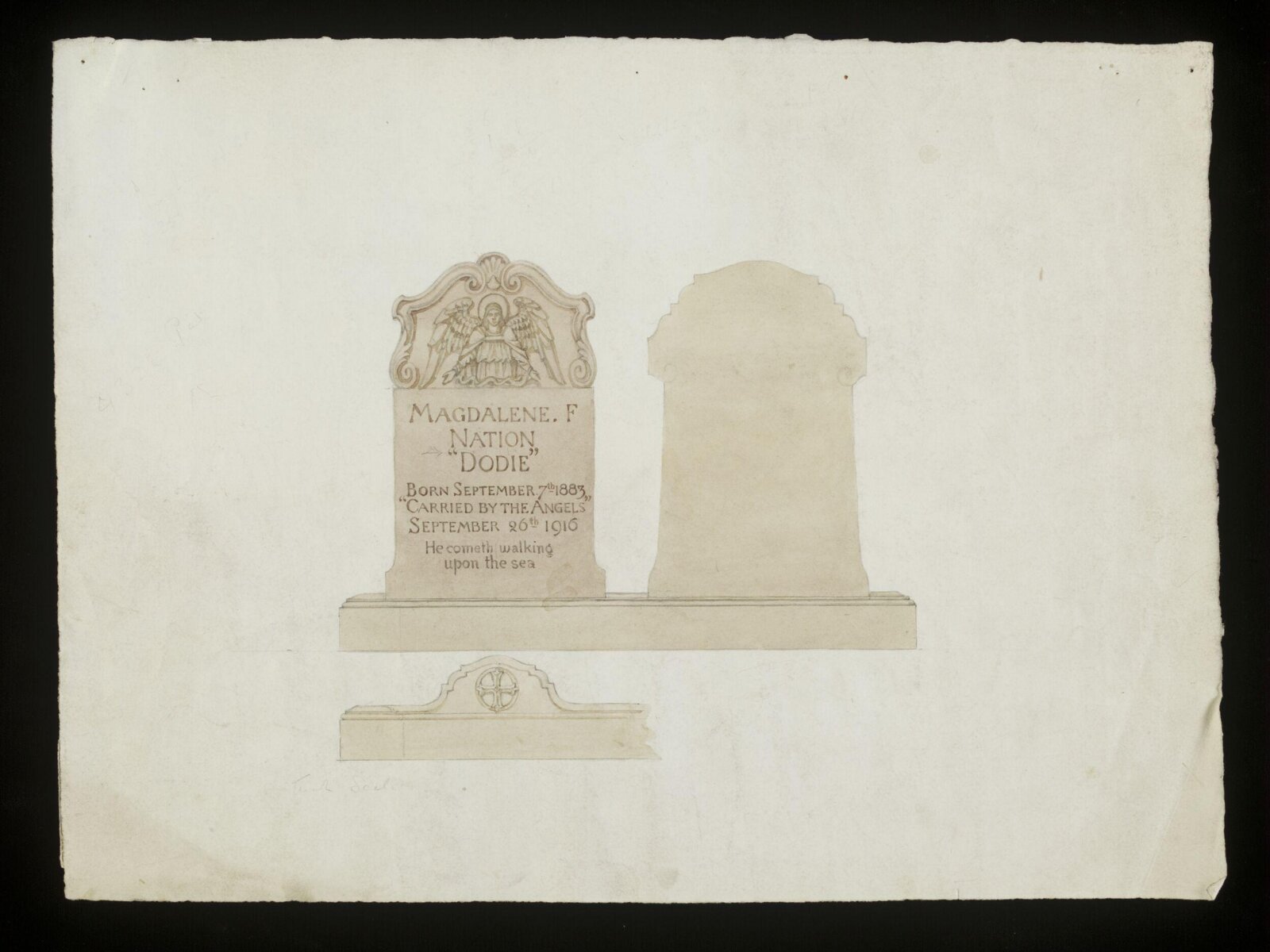 Drawing, James Powell & Sons, 1917