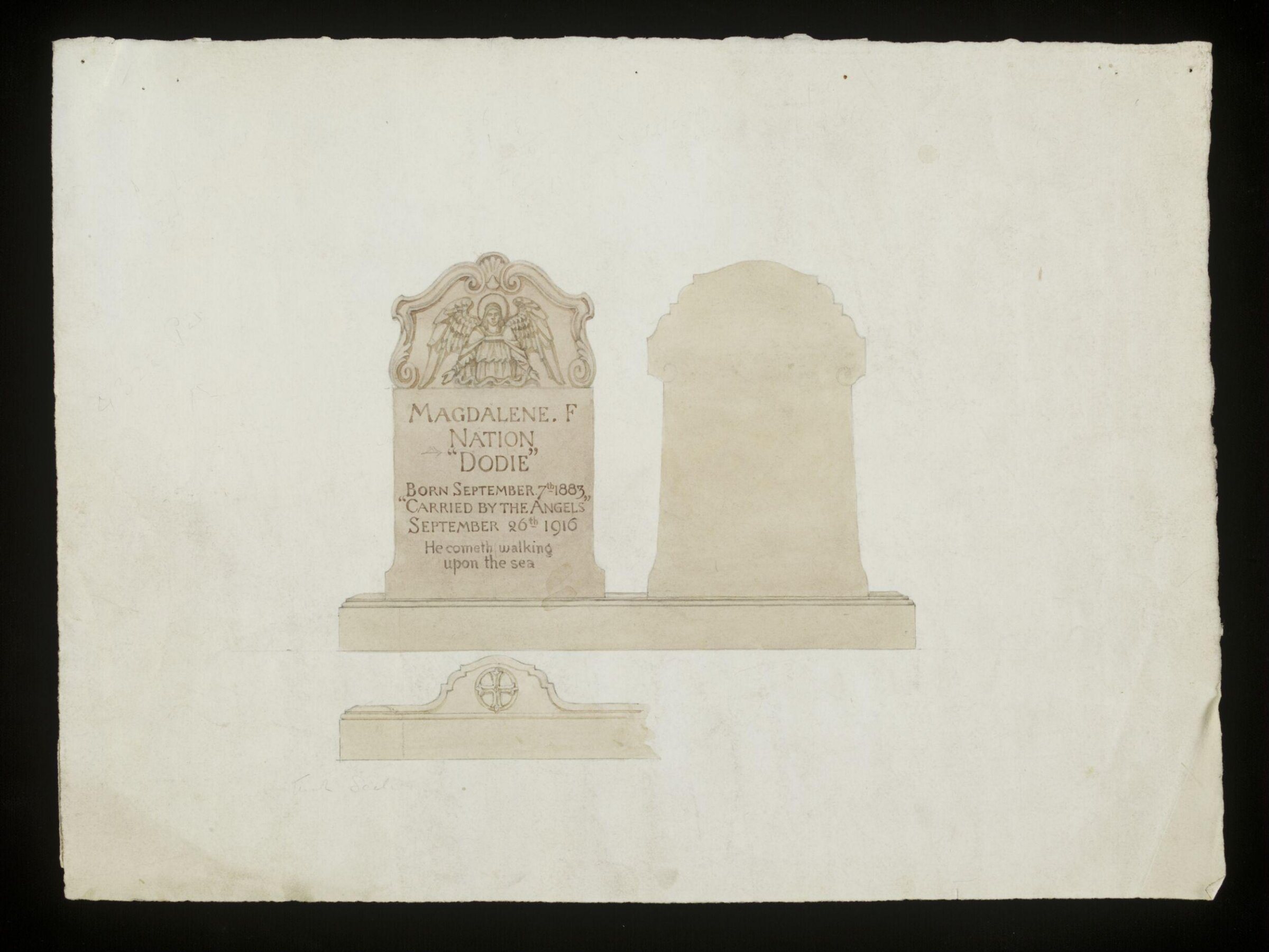 Drawing, James Powell & Sons, 1917