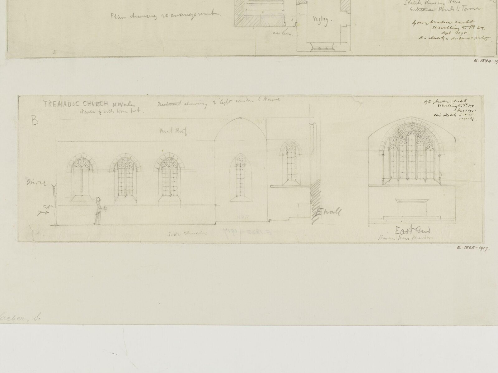 Drawing, Sydney Vacher, September 1895