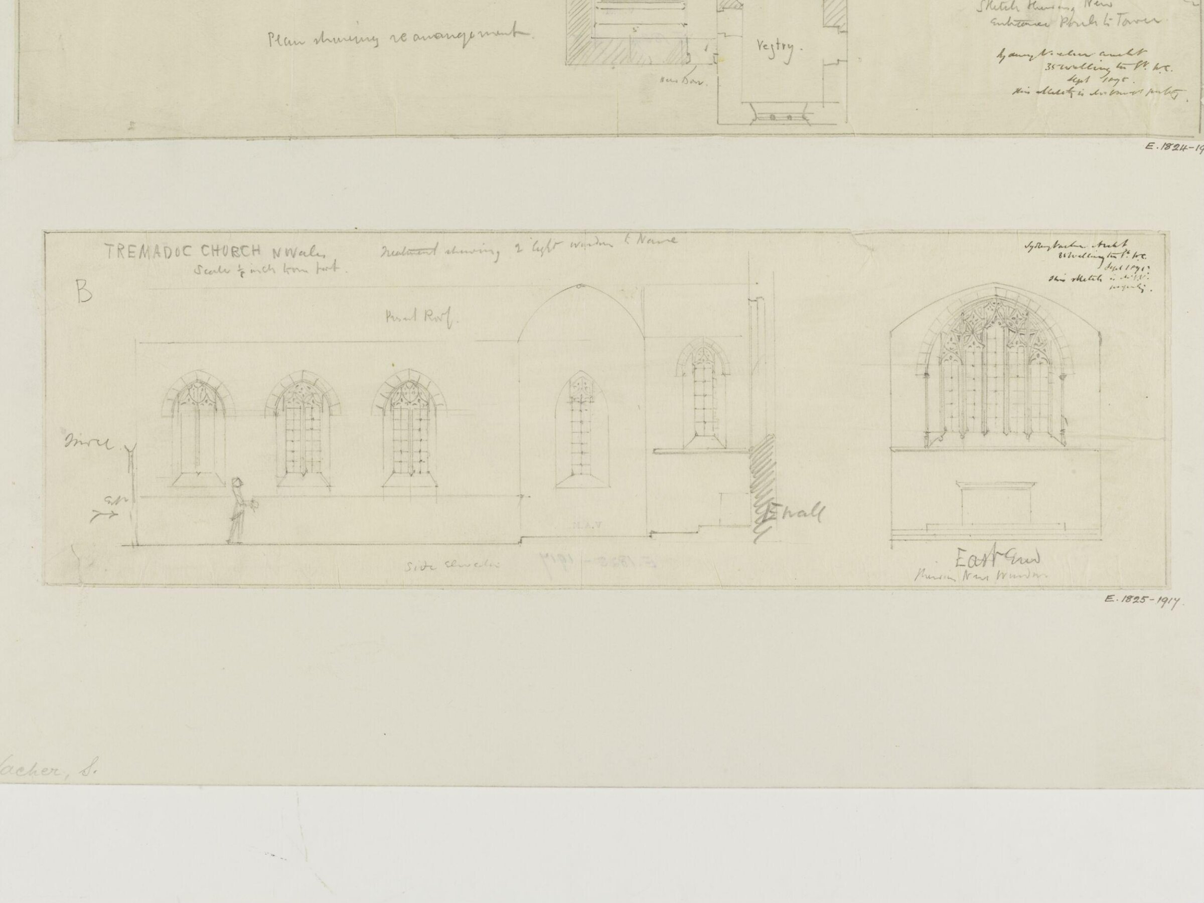Drawing, Sydney Vacher, September 1895