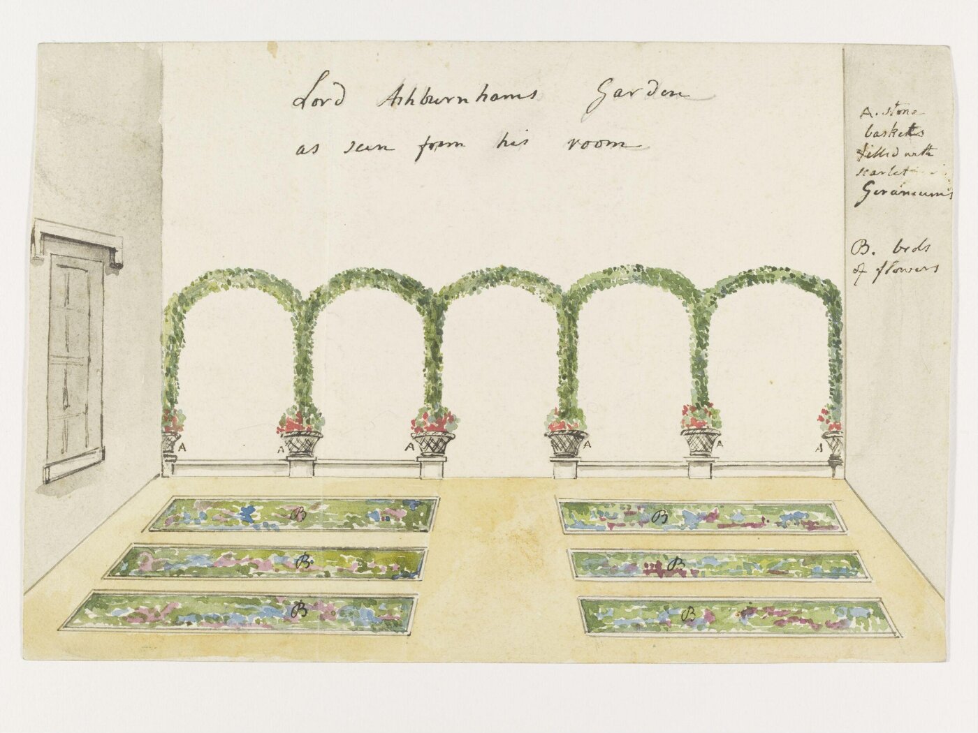 Unknown, Design for Lord Ashburnham's Garden
