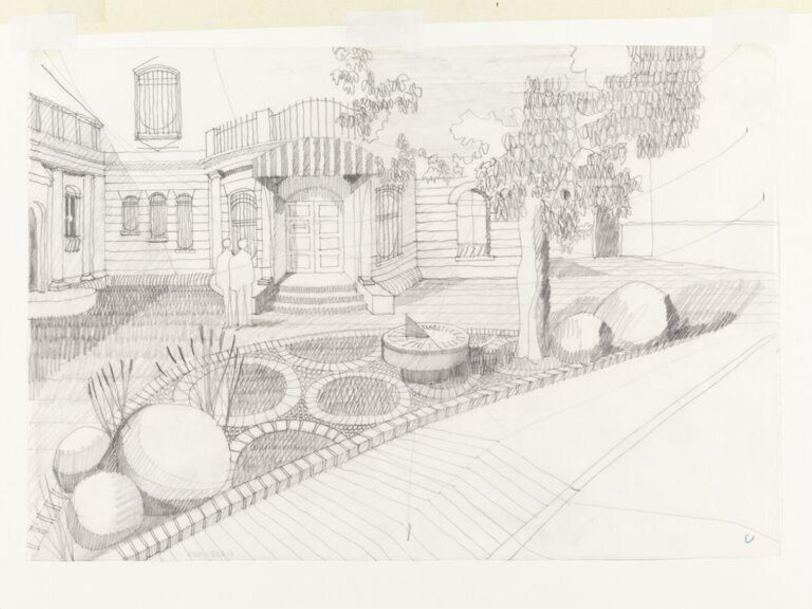 Drawing, Ian Hamilton Finlay, c. 1978