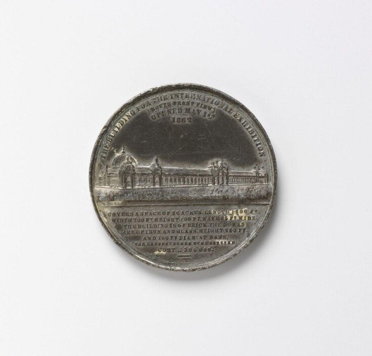 Medal of the International Exhibition of 1862 top image