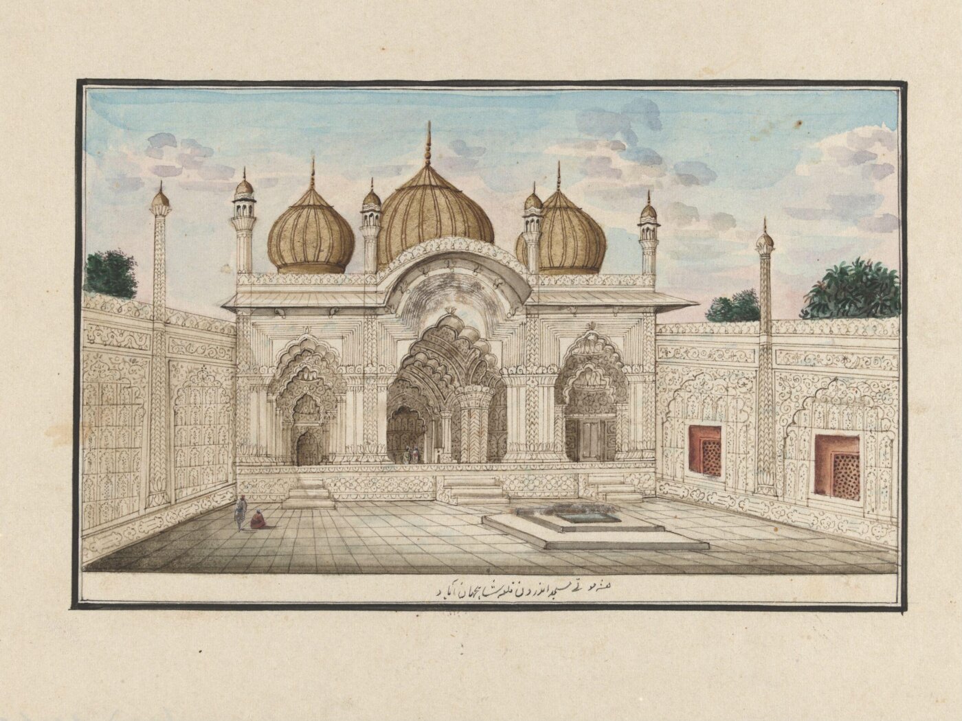 Unknown, Fifteen drawings of Mughal buildings at Agra, Delhi and Lucknow.