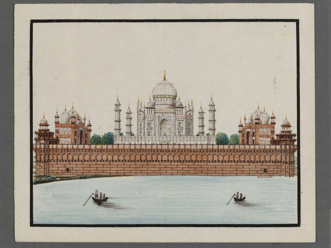 Unknown, Fifteen drawings of Mughal buildings at Agra, Delhi and Lucknow.
