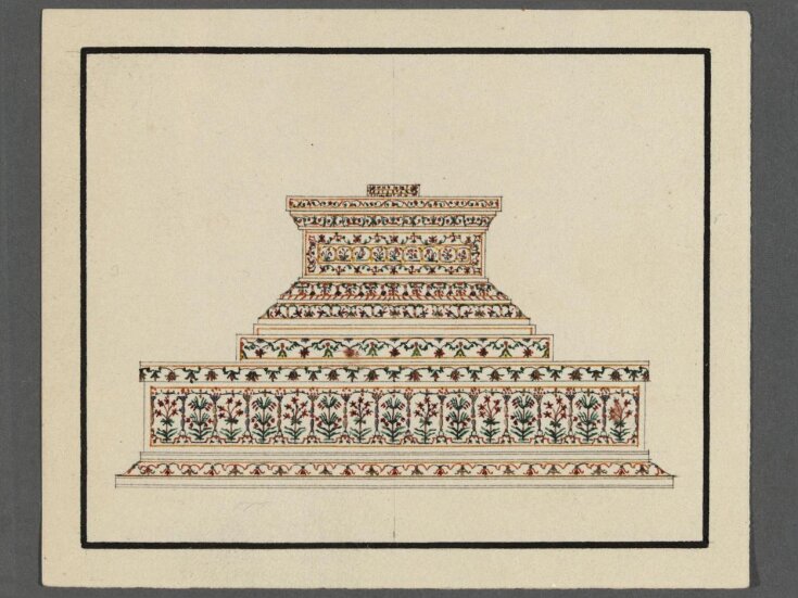 Fifteen drawings of Mughal buildings at Agra, Delhi and Lucknow. top image