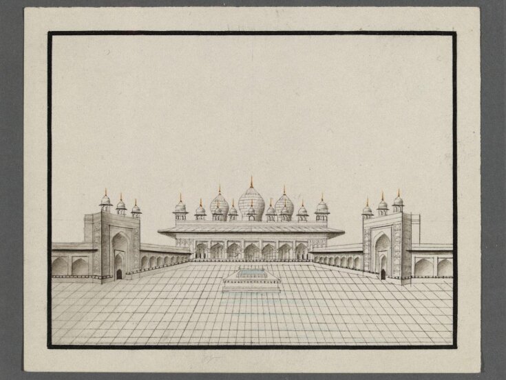 Fifteen drawings of Mughal buildings at Agra, Delhi and Lucknow. top image