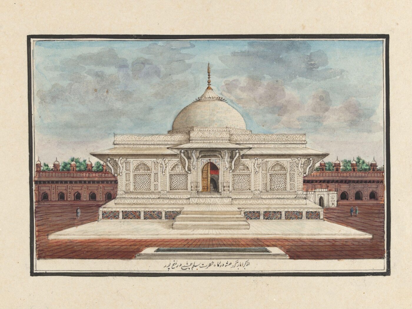 Unknown, Fifteen drawings of Mughal buildings at Agra, Delhi and Lucknow.