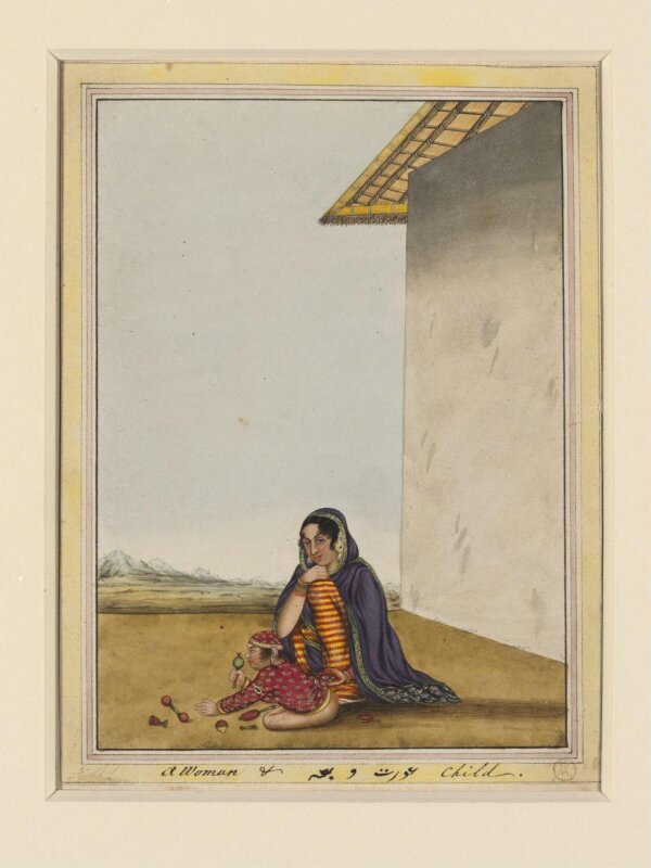 An album containing fifty-three drawings depicting occupations.