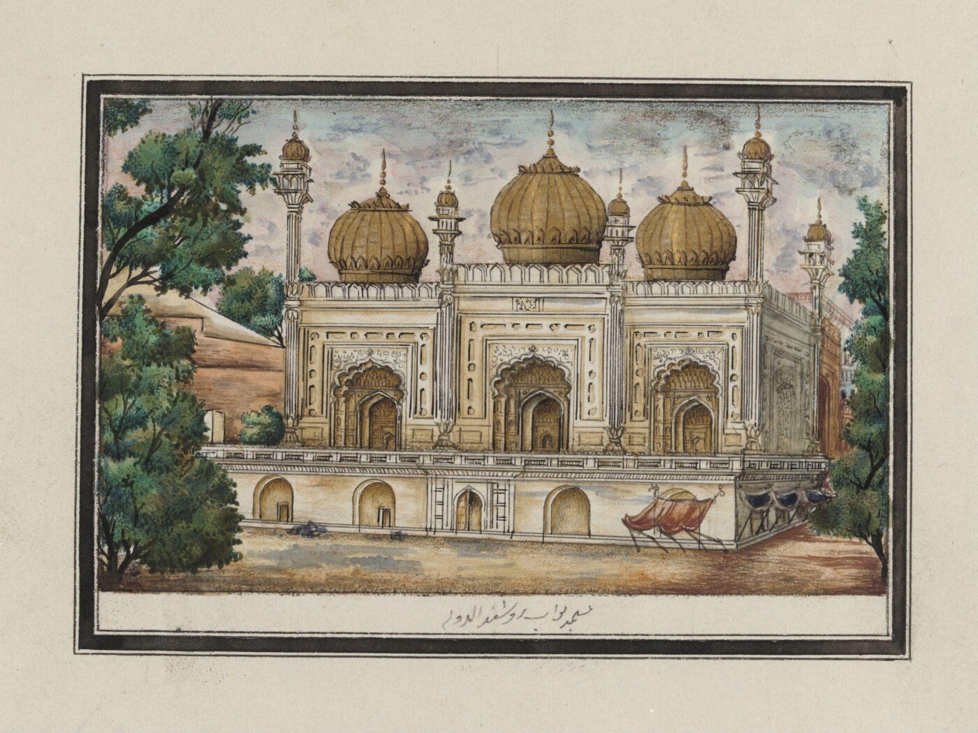 Unknown, Fifteen drawings of Mughal buildings at Agra, Delhi and Lucknow.