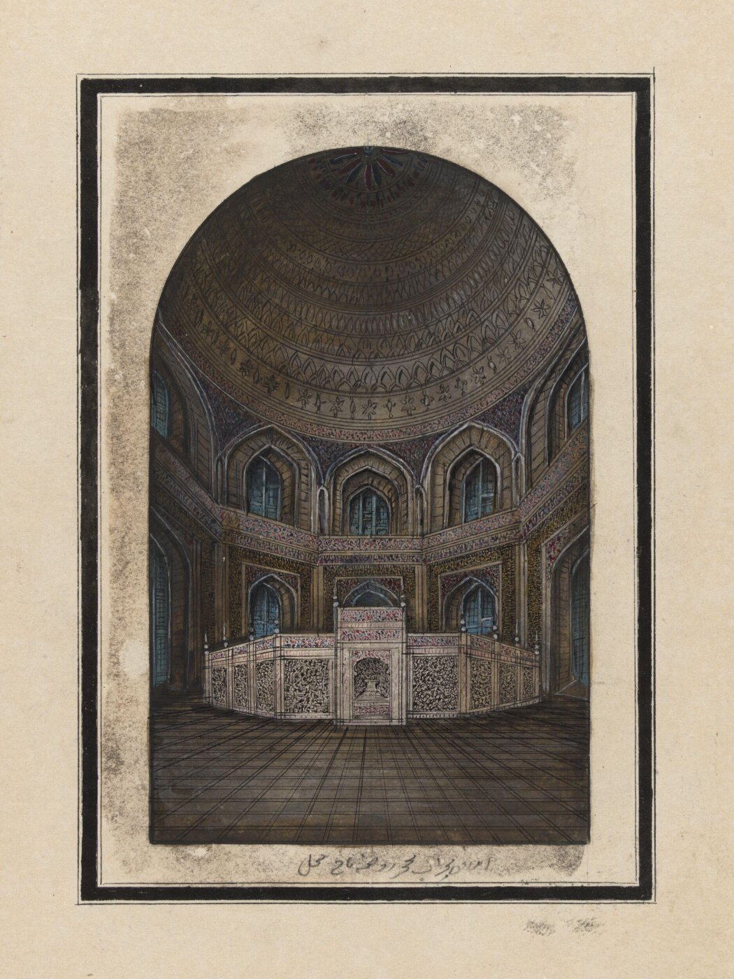 Unknown, Fifteen drawings of Mughal buildings at Agra, Delhi and Lucknow.
