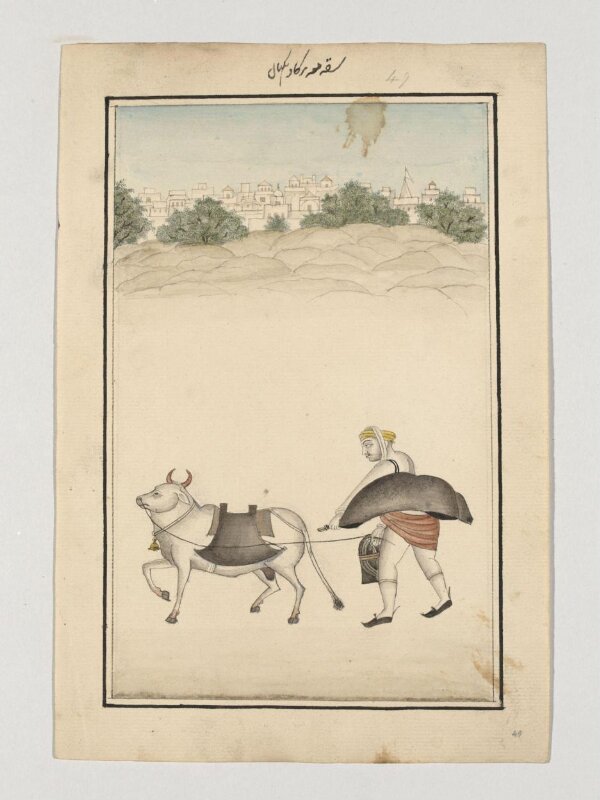 Fourteen drawings of occupations.