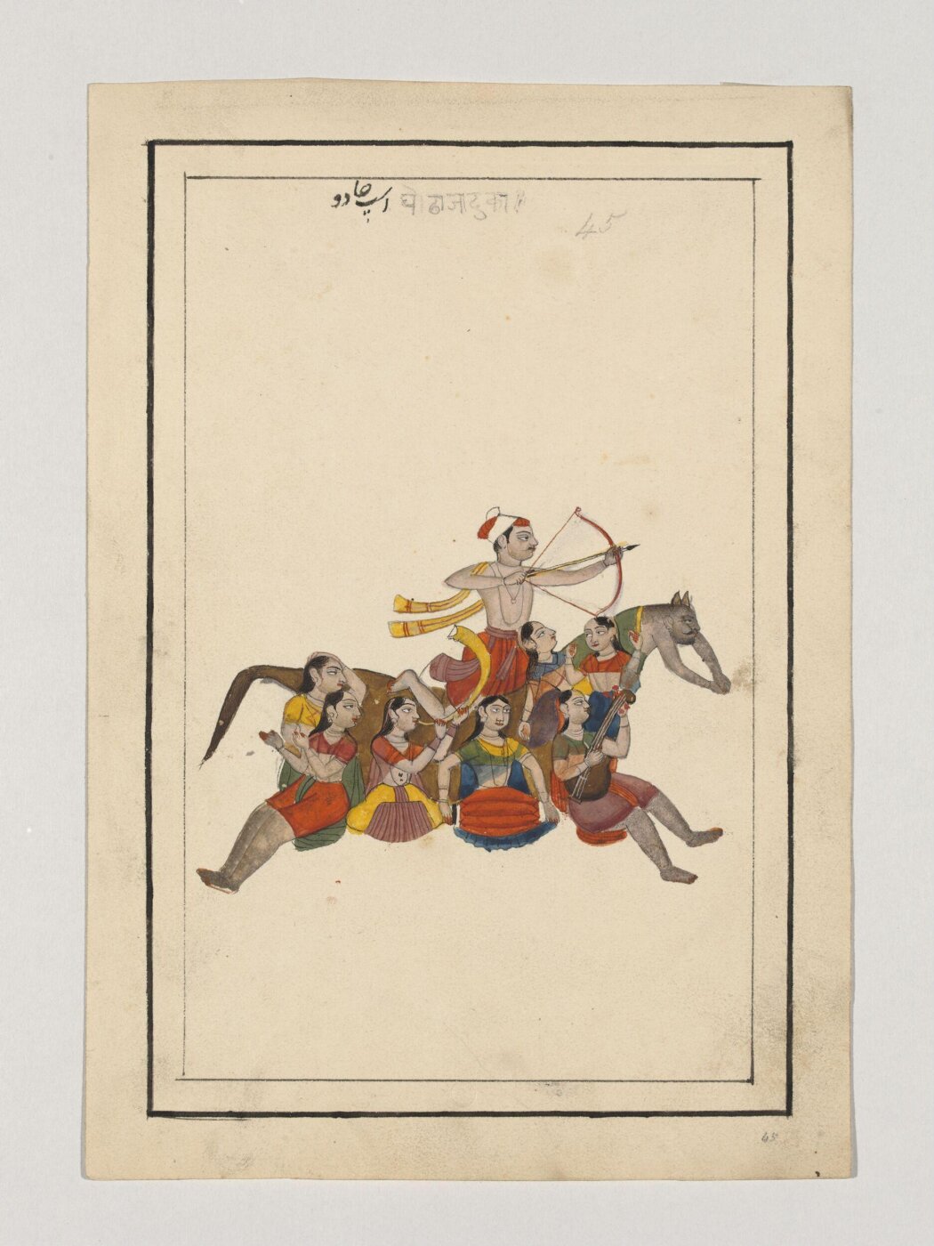Unknown, An archer riding a composite horse