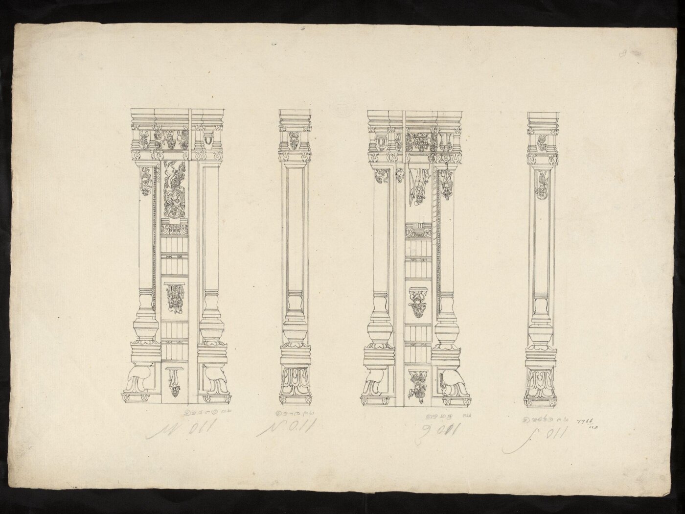 Unknown, Architectural drawing of Tirumala Nayak at Madura,