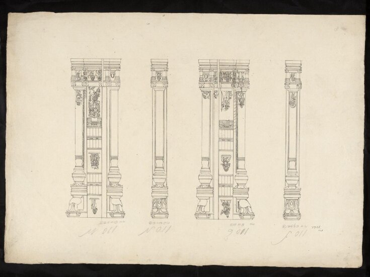 Architectural drawing of Tirumala Nayak at Madura, top image