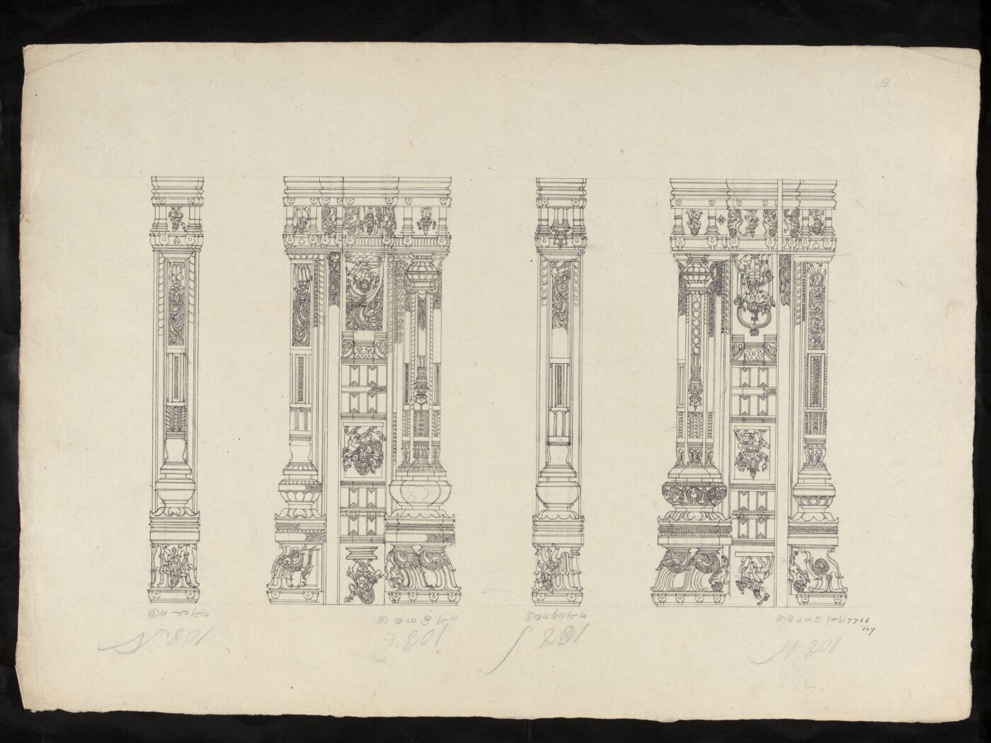 Unknown, Architectural drawing of Tirumala Nayak at Madura,