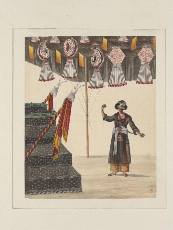 One of two drawings of Muharram scenes