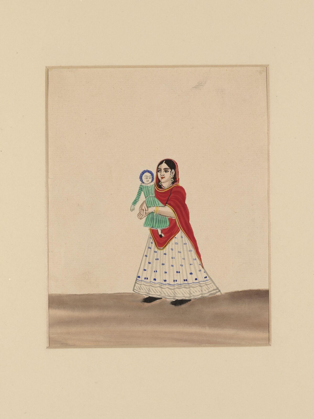 An ayah with a baby, ca.1885