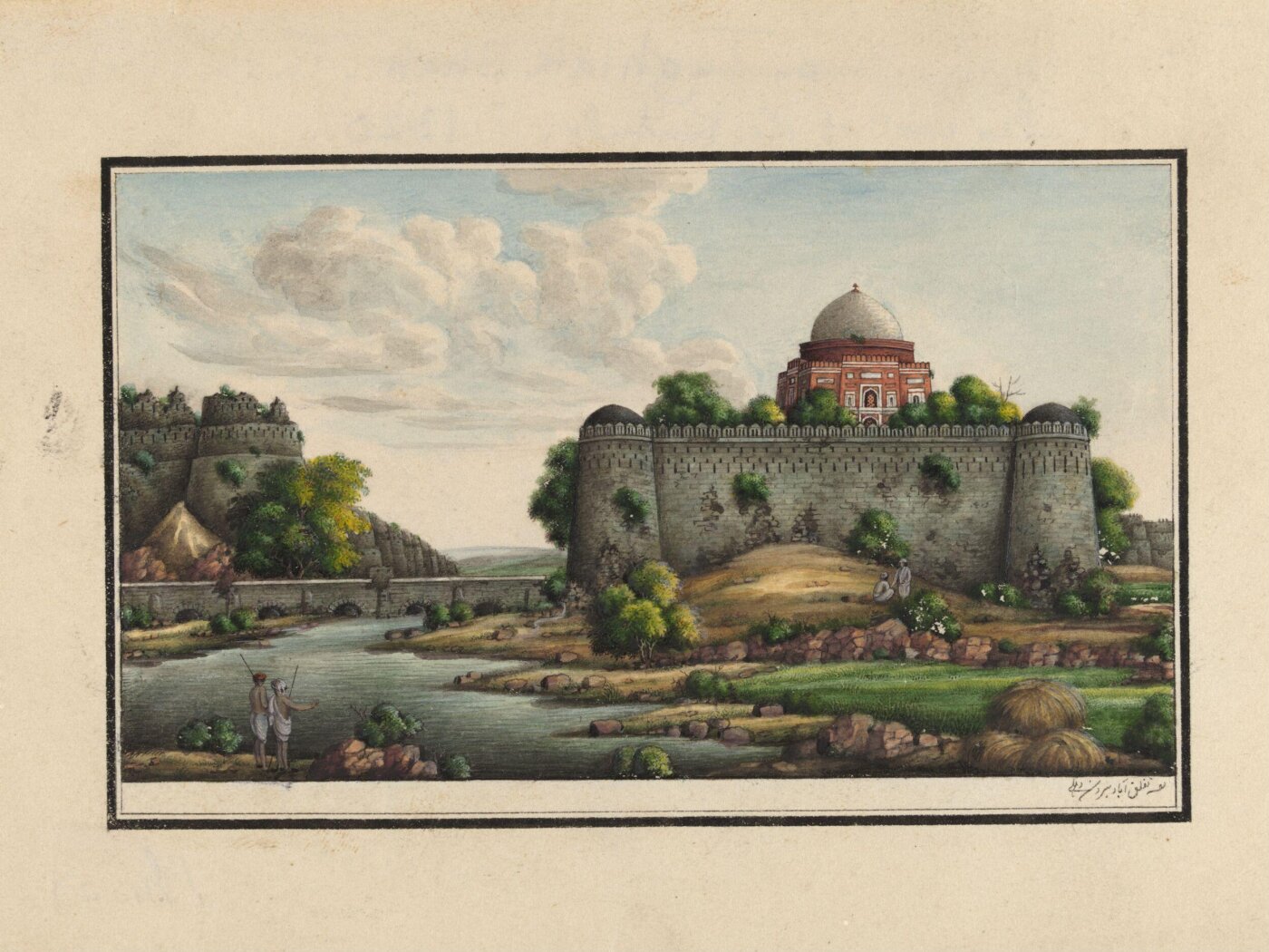 Unknown, Sixty drawings of Mughal monuments and architectural details.