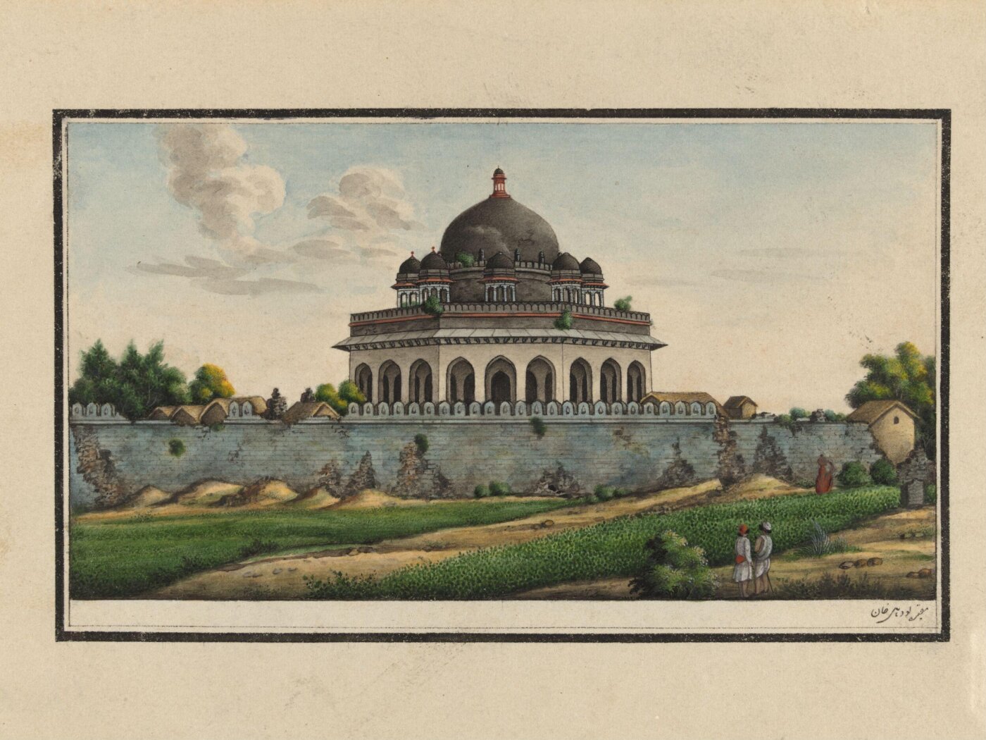 Unknown, Sixty drawings of Mughal monuments and architectural details.