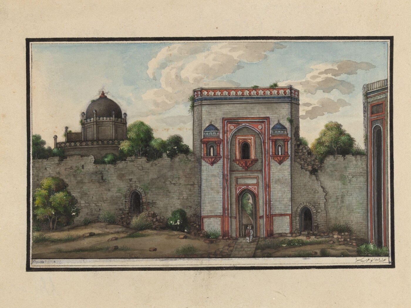 Unknown, Sixty drawings of Mughal monuments and architectural details.