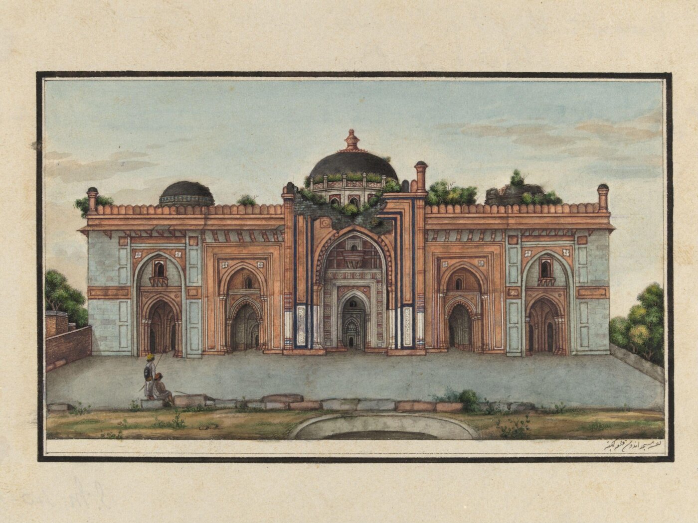 Unknown, Sixty drawings of Mughal monuments and architectural details.