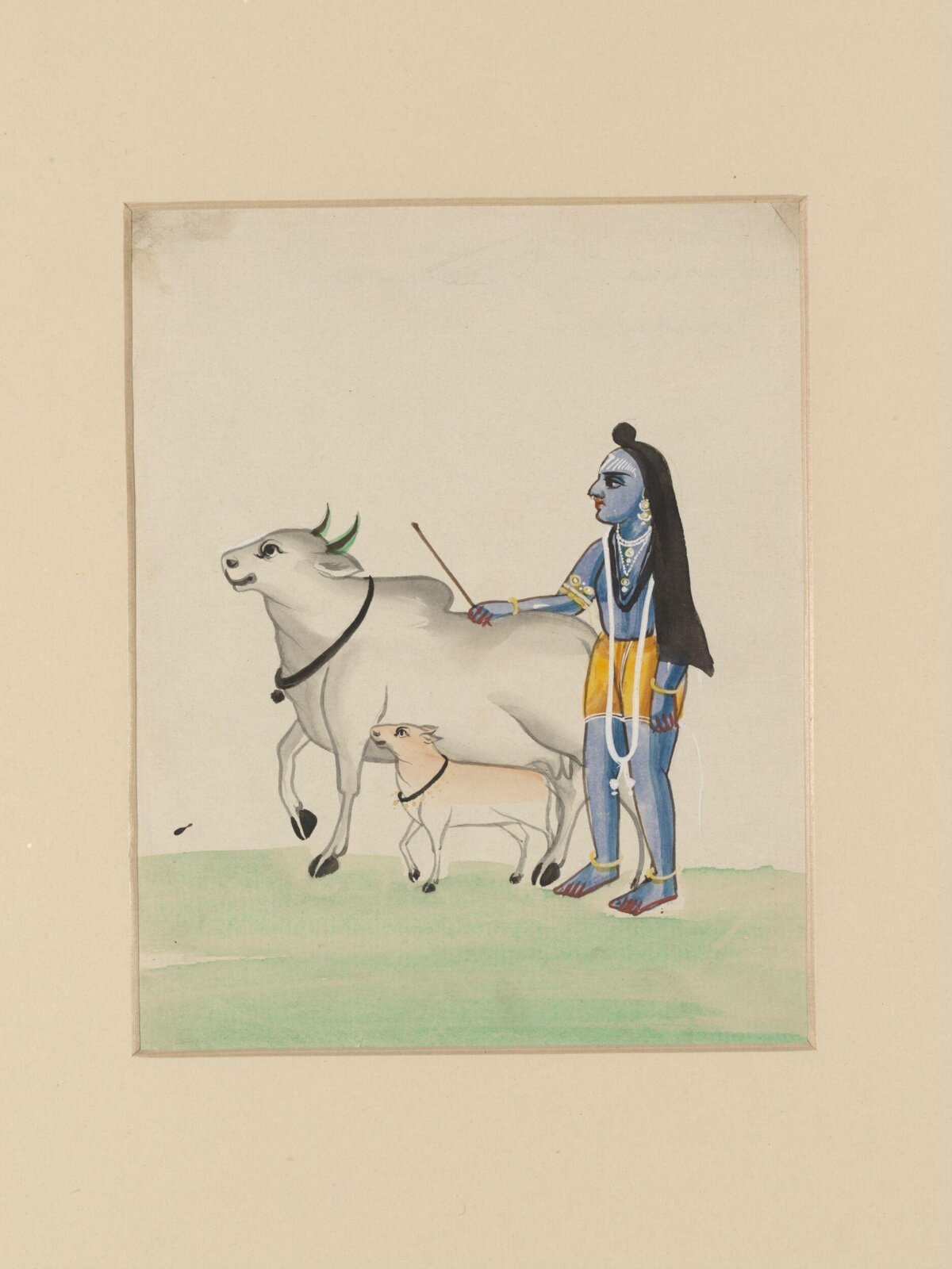 Krishna as the divine cowherd, ca.1885