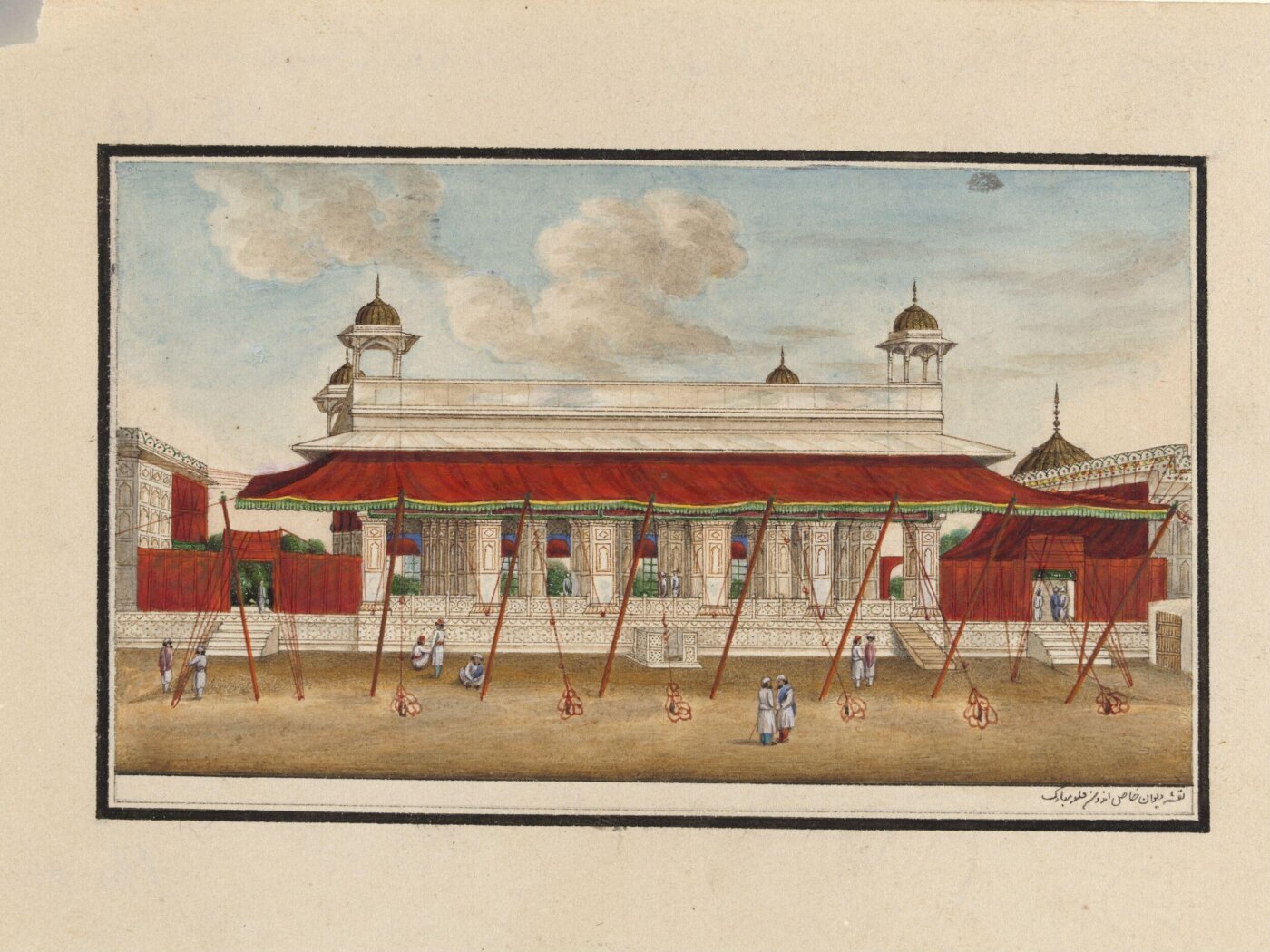 Unknown, Sixty drawings of Mughal monuments and architectural details.