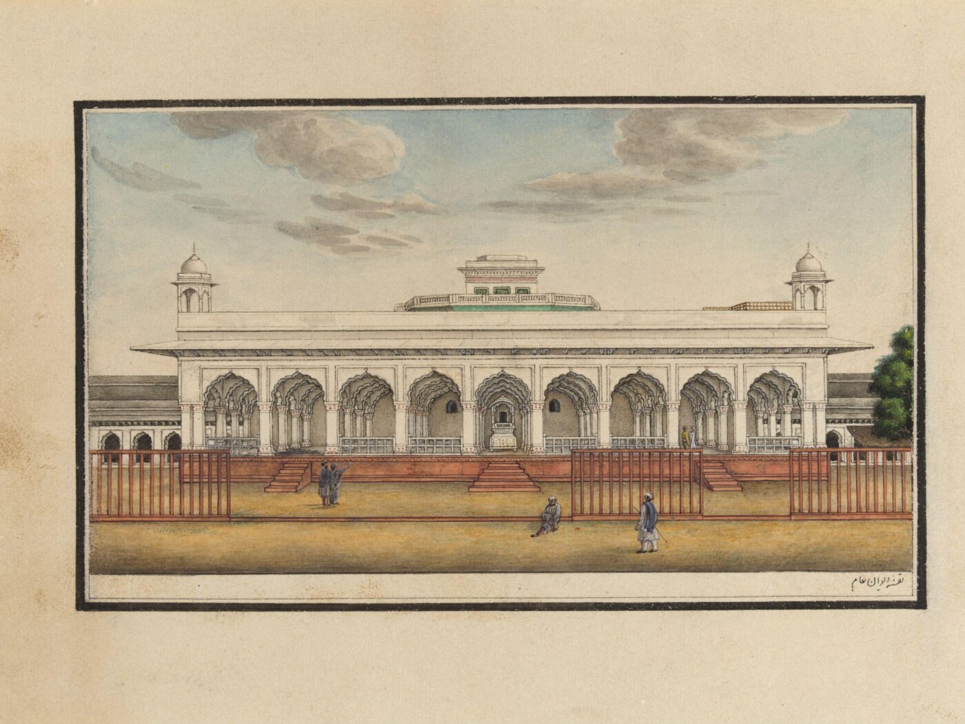 Unknown, Sixty drawings of Mughal monuments and architectural details.
