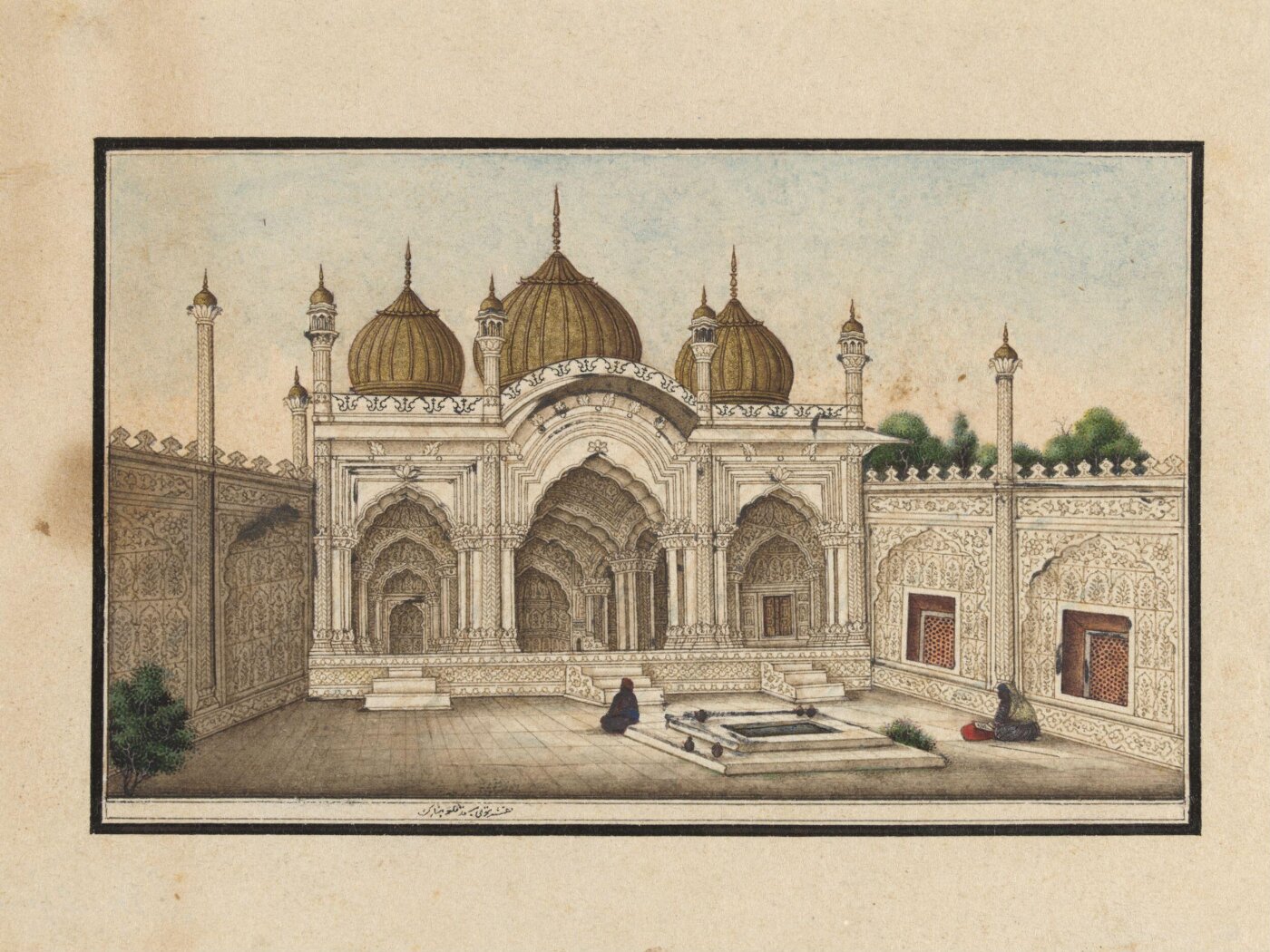 Unknown, Sixty drawings of Mughal monuments and architectural details.