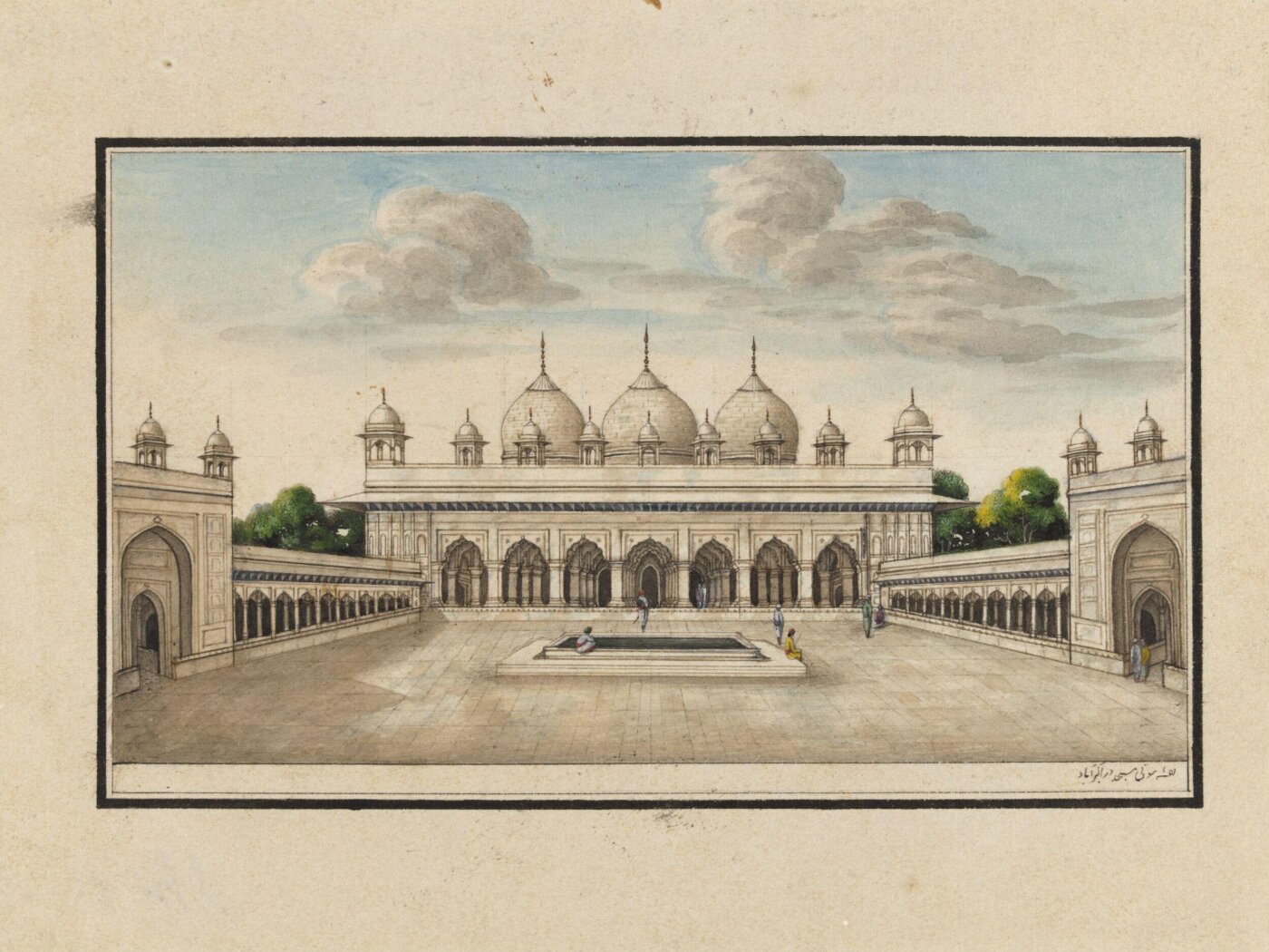 Unknown, Sixty drawings of Mughal monuments and architectural details.
