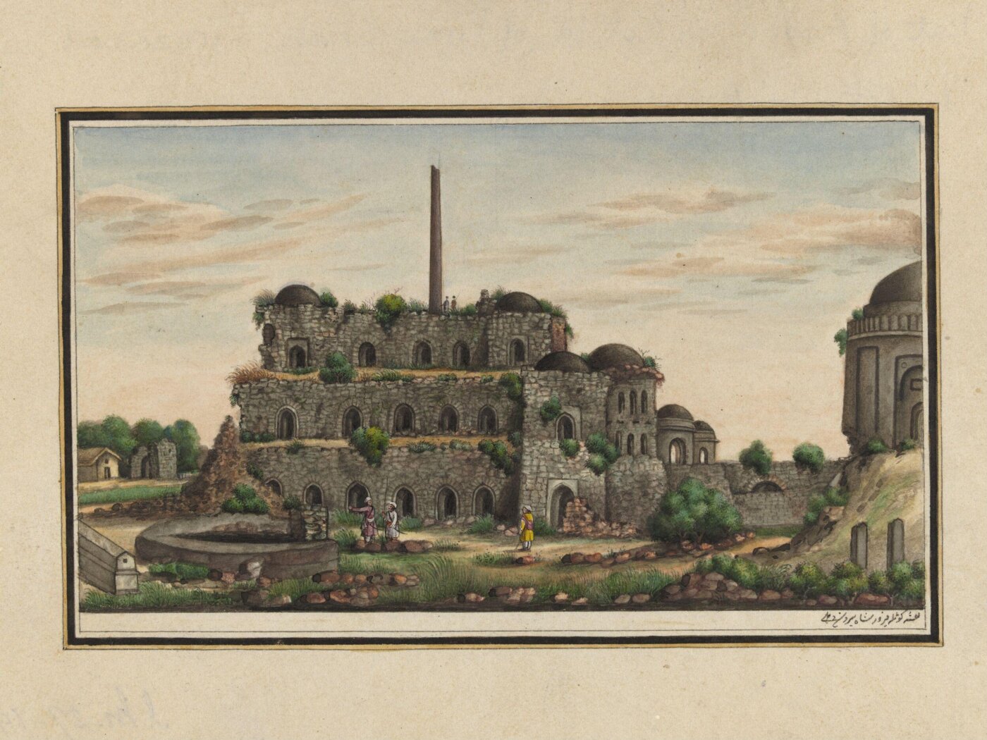 Unknown, Sixty drawings of Mughal monuments and architectural details.