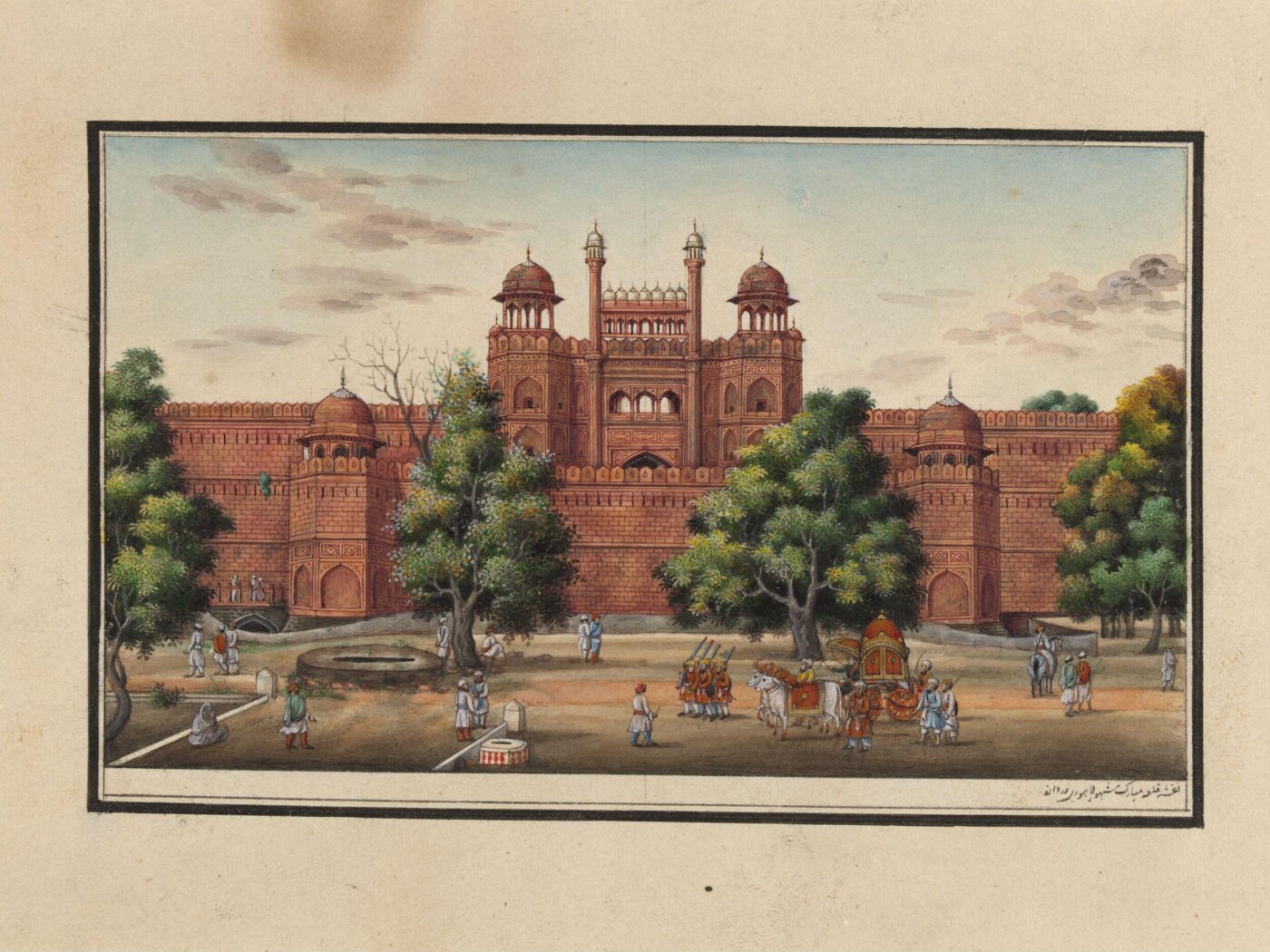Unknown, Sixty drawings of Mughal monuments and architectural details.