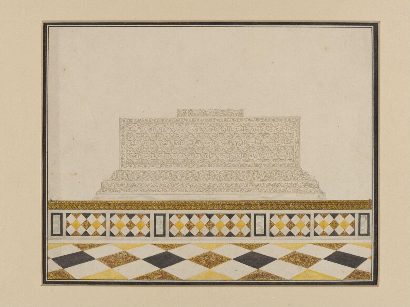 Unknown, Sixty drawings of Mughal monuments and architectural details.
