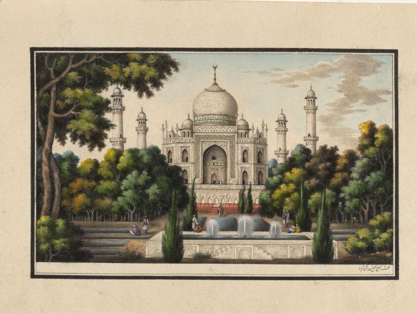 Sixty drawings of Mughal monuments and architectural details.