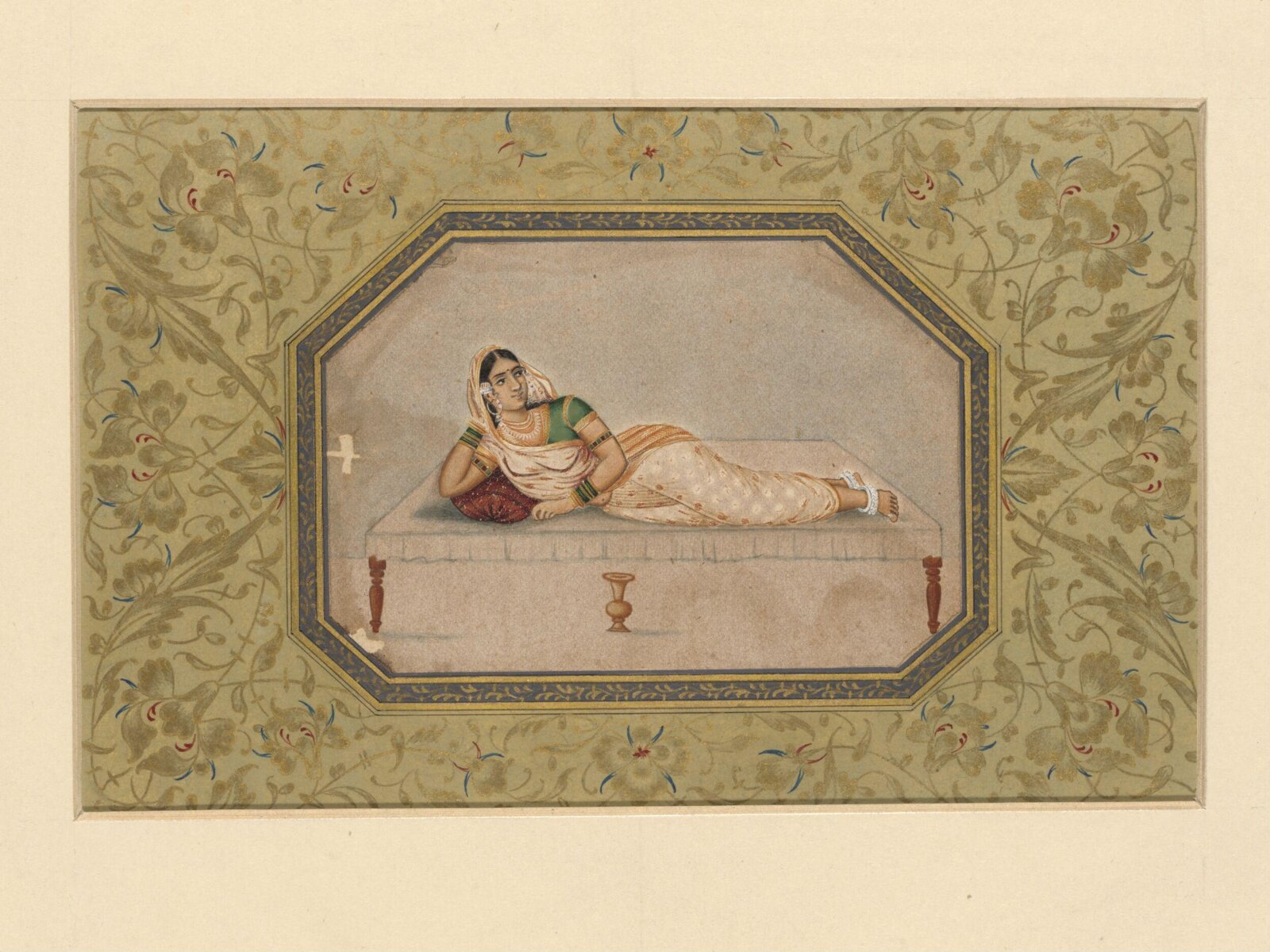 A lady reclining, ca. 1890
