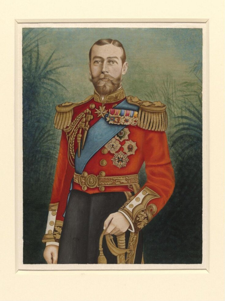 Portrait of King George V top image