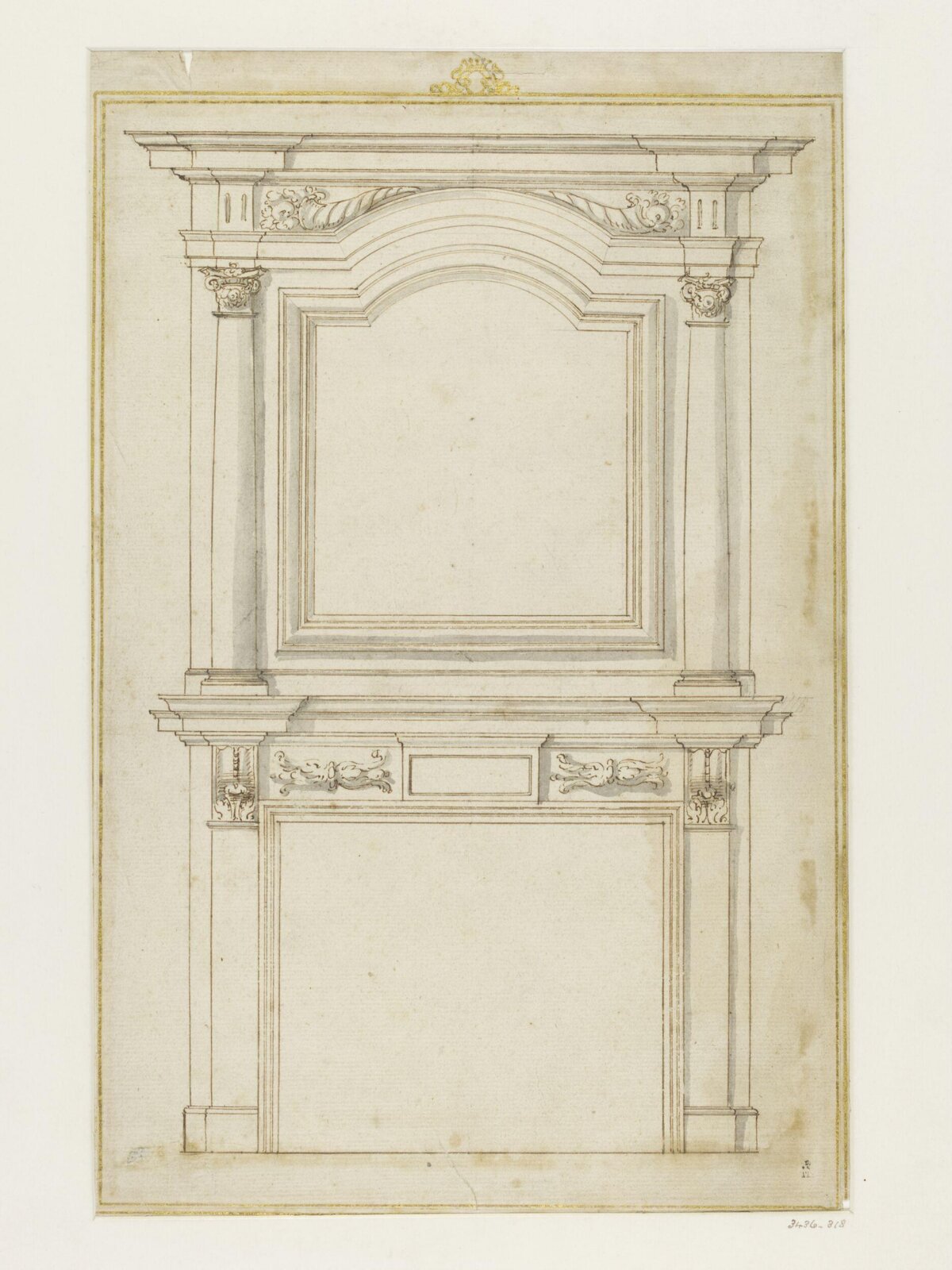 Drawing, William Talman, 1670-1719