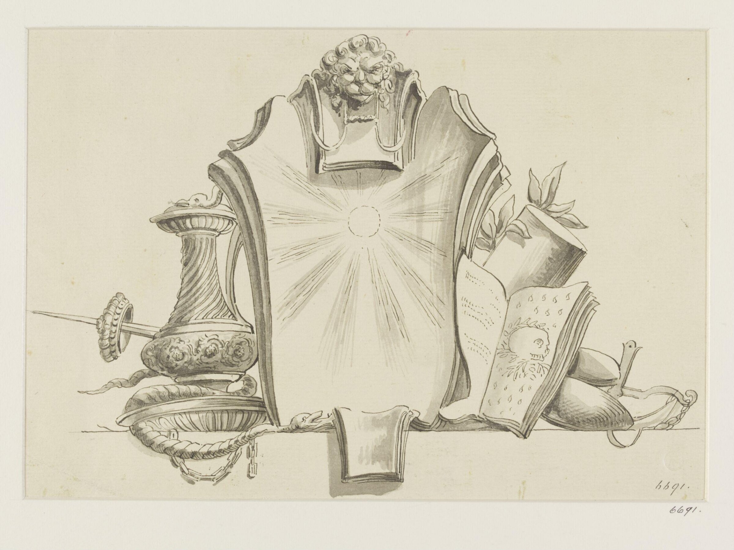 Drawing, Jean-Charles Delafosse, c. 18th century