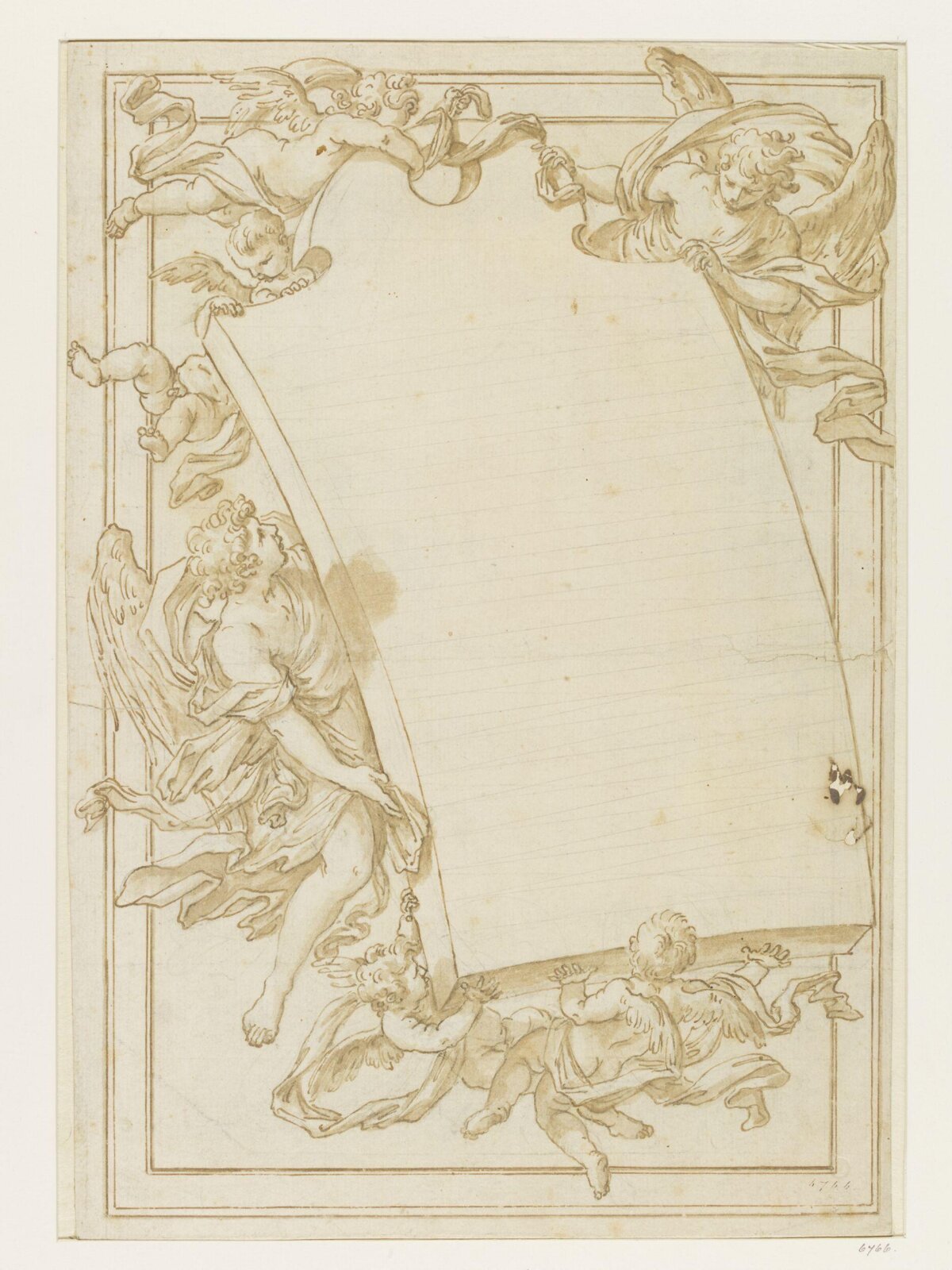 Drawing, Simon Vouet, early 17th century