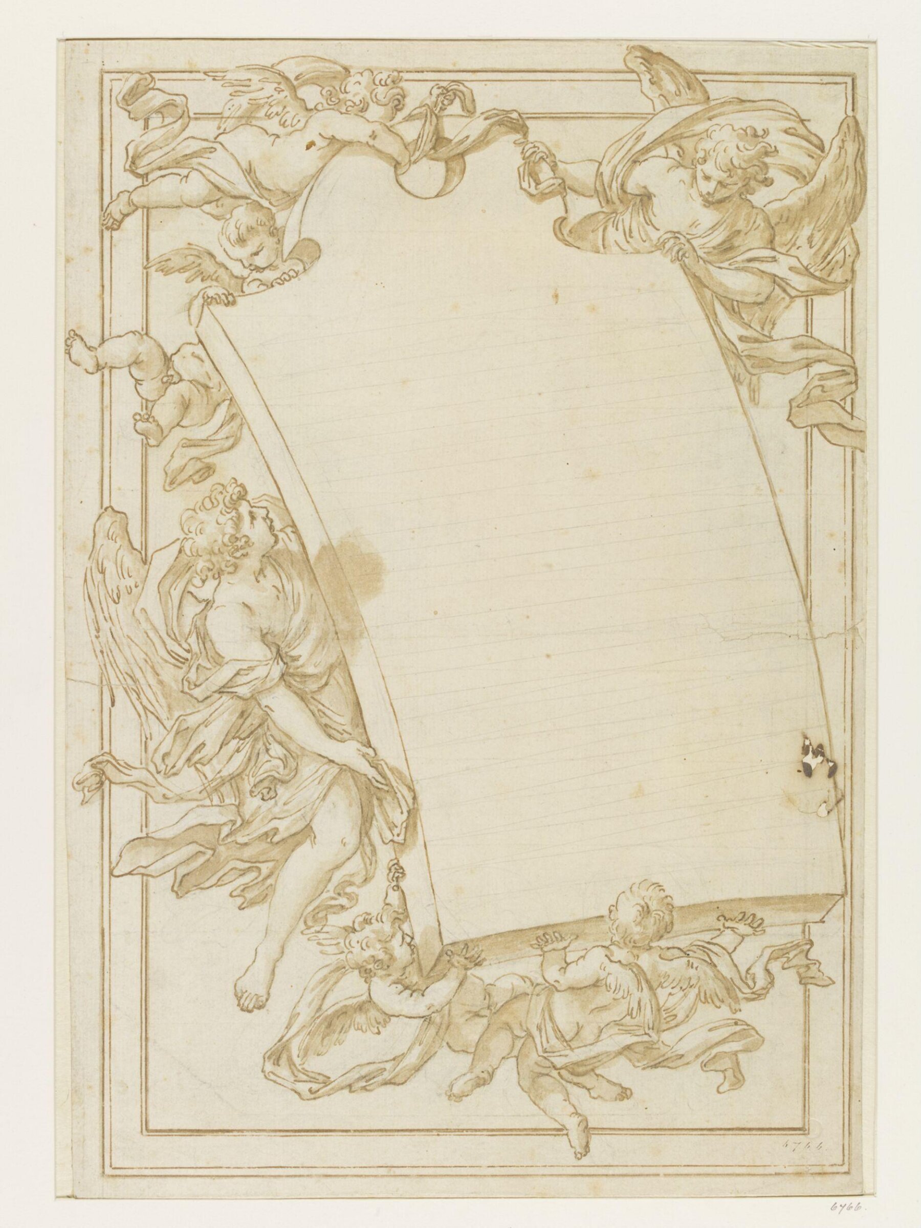 Drawing, Simon Vouet, early 17th century