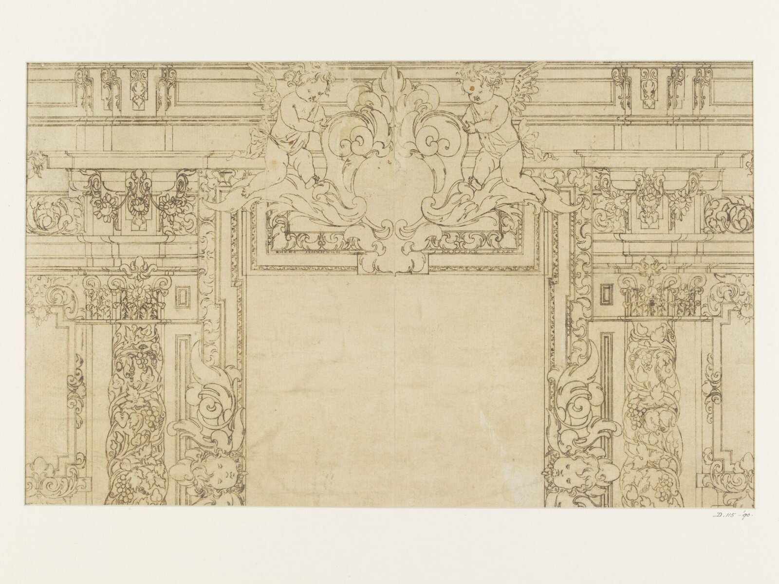Drawing, Juan de Herrera, c. late 16th century