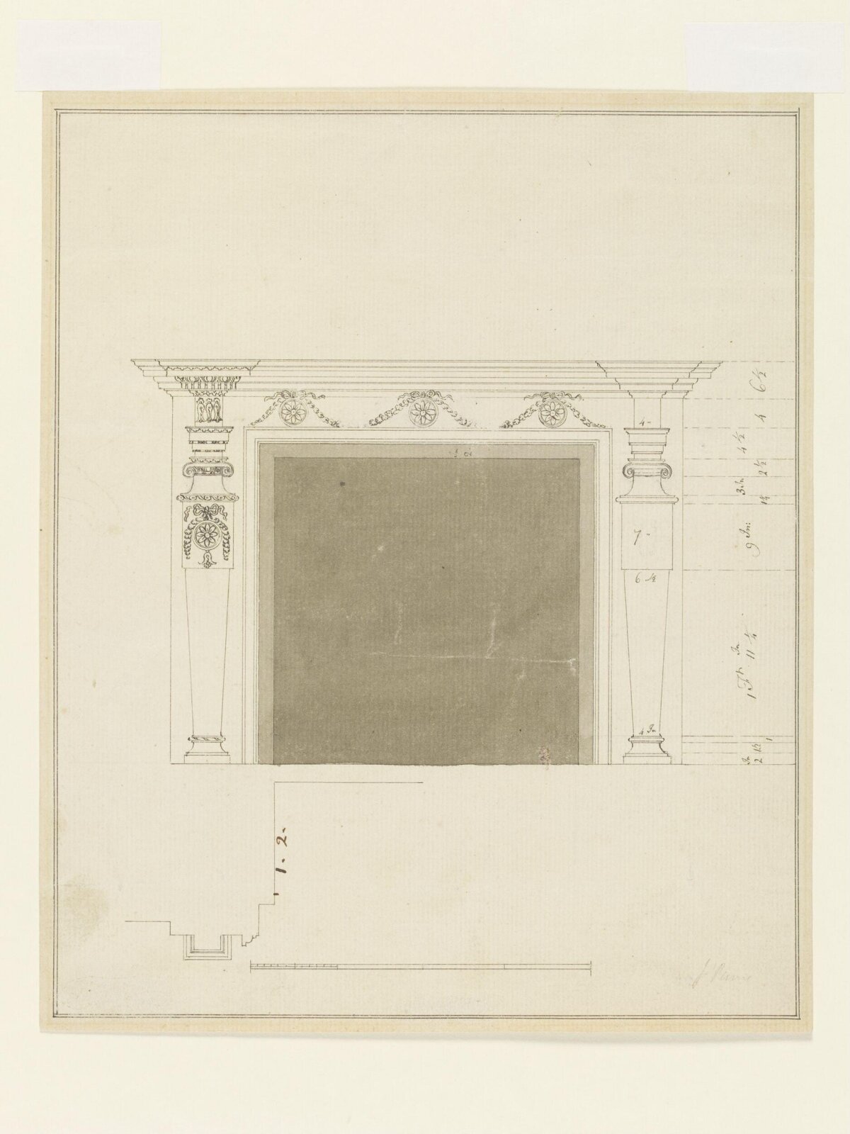 Drawing, James Pain, c. 1737-89