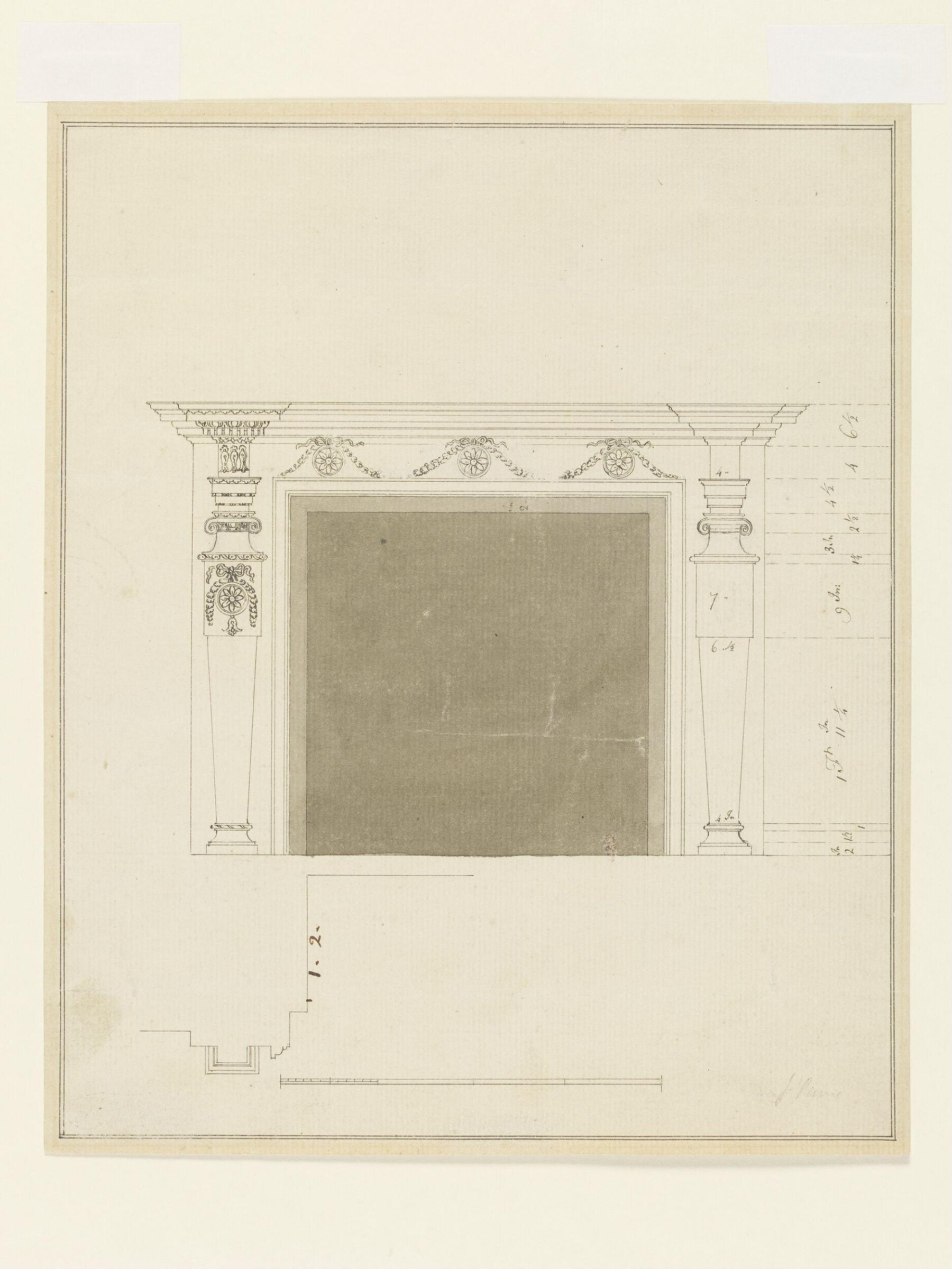 Drawing, James Pain, c. 1737-89