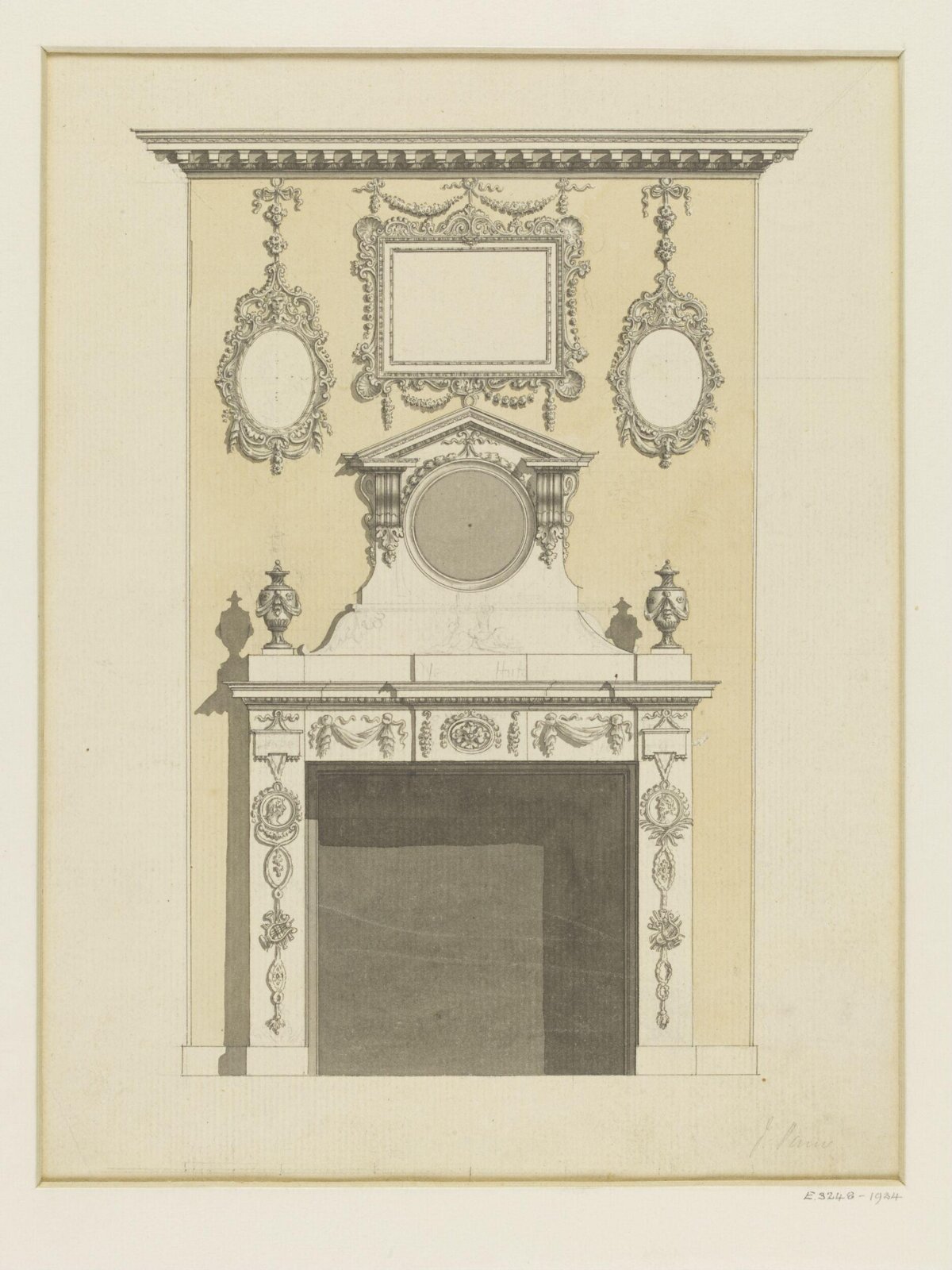 Drawing, James Pain, c. 1737-89